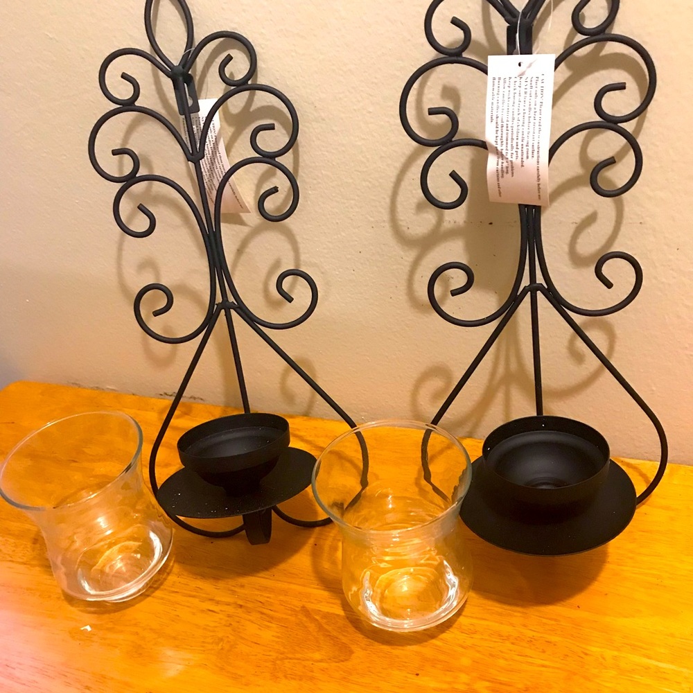 Beautiful black sconces